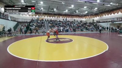 285 lbs Cons. Round 3 - Tayson Miller, Natrona County vs Quade Peterson, Evanston