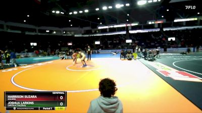 120 lbs Semifinal - Joshua Larkins, Lincoln (Tacoma) vs Harrison Suzara, Kalama