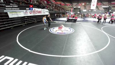 86 lbs Semis - Marcus Curry vs Mason Espinoza, West Coast Regional Training Center