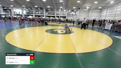 91 lbs Consi Of 8 #2 - Conor Raveis, Southside WC vs Dominic Kyser, Wrestlers Way