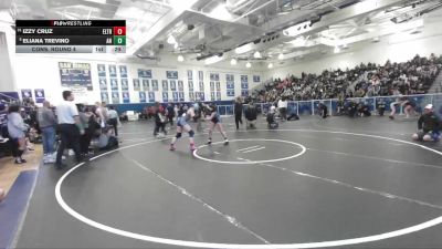 140 lbs Cons. Round 4 - Izzy Cruz, El Toro vs Eliana Trevino, Aliso Niguel