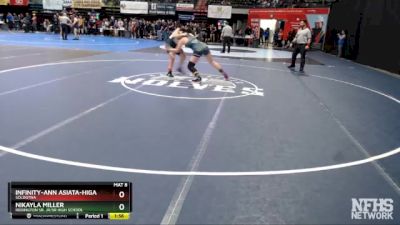 185G Quarterfinal - Nikayla Miller, Redington Sr. Jr/Sr High School vs Infinity-Ann Asiata-Higa, Soldotna