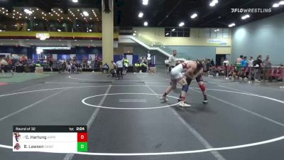 197 lbs Round Of 32 - Caleb Hartung, Apprentice vs Brandon Lawson, Ohio State WC