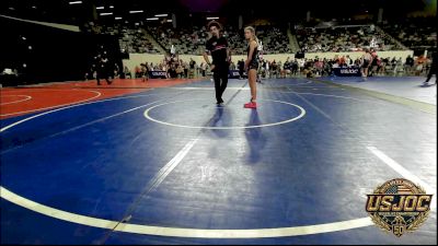 98 lbs Consi Of 8 #2 - Alice Martin, Little Axe Takedown Club vs Kinsley Peters, Standfast