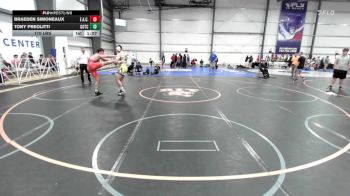 170 lbs Rr Rnd 1 - Braeden Simoneaux, Elite Athletic Club D.Z. vs Tony Preolitti, Team Gotcha