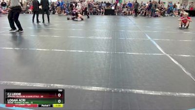 150 lbs Round 2 (6 Team) - CJ Liddie, Applied Pressure X Kame Style vs Logan Acri, Beebe Trained Silver