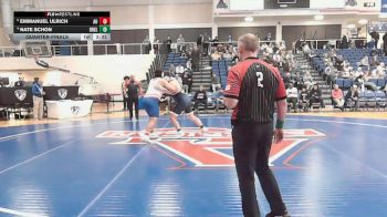 285 lbs Quarterfinal - Emmanuel Ulrich, American vs Nate Schon, Drexel