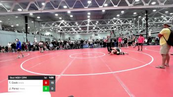 128 lbs Rr Rnd 1 - Tyson Cook, Mat Assassins vs Jaden Perez, Team Nauman Wrestling Club White