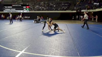 133 lbs Cons. Round 3 - Eli Sneed, Cornell College vs Robbie Fisher, Nebraska Wesleyan