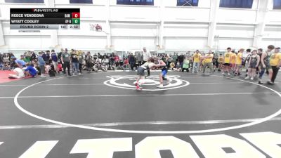 114 lbs Round Robin 2 - Reece Vendegna, BAM Training Center-MS vs Wyatt Cooley, EP Rattlers-MS