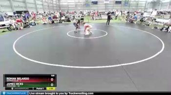 106 lbs Placement Matches (8 Team) - Roman Belardo, Georgia Blue vs James Hicks, Tennessee