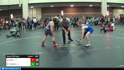 125 lbs Round 3 (6 Team) - Ryder Froelich, Contenders Wrestling Academy Green vs WillIam Hair, Team Palmetto