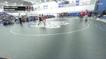 130 lbs Cons. Round 4 - Isabella Arzuaga, Redondo Union vs Presli Morris, San Clemente