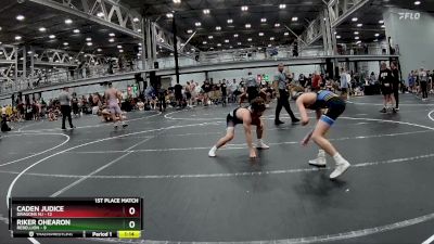 132 lbs Placement (4 Team) - Riker Ohearon, Rebellion vs Caden Judice, Dragons NJ