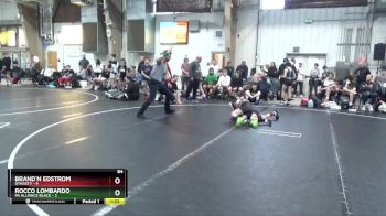 84 lbs Round 4 (8 Team) - Brand`n Edstrom, Dynasty vs Rocco Lombardo, PA Alliance Black
