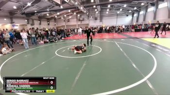 80 lbs Semifinal - Sergio Barraez, Gracie Barra Westchase Wrestling Club vs Randall Hadden, Lubbock-Cooper High School Wrestling