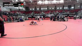 100 lbs 1st Place Match - Jubilee Rendon, El Paso Franklin vs Xariah Sandoval, Wolfforth Frenship