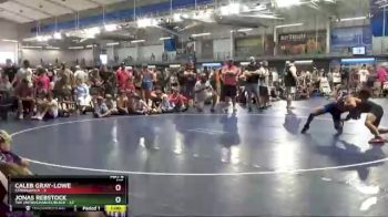 125 lbs Round 1 (10 Team) - Jonas Rebstock, The Untouchables Black vs Caleb Gray-Lowe, Stronghold