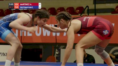 57 kg Semifinal - Amanda Martinez, USA vs Elvira Suleyman Kamaloglu, TUR