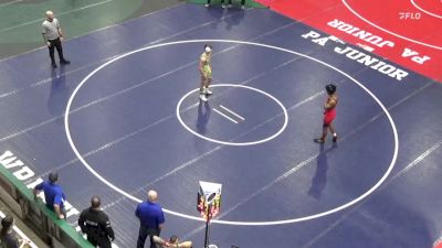 140 lbs Round Of 32 - Tyheime Bell, Shippensburg vs Nicolas Abrams, Strath Haven