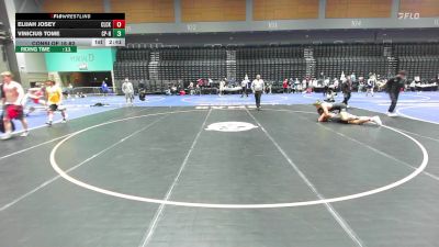 197 lbs Consi Of 16 #2 - Elijah Josey, Clackamas vs Vinicius Tome, Cal Poly Humbolt