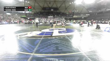 Boys 3A 120 lbs Champ. Round 2 - Dashel Taira, Bellevue vs Elias Accola, Inglemoor