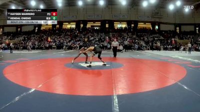 120-2A/1A Cons. Round 1 - Kendal Owens, Milford Mill Academy vs Hayden Marrero, Patuxent