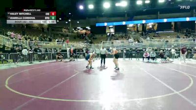 190 lbs Cons. Round 1 - Izabella Cordova, North Port H.S. vs Haley Mitchell, Oviedo