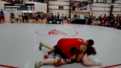 125 kg Champ. Round 1 - Charles Weidman, Connecticut vs Vincent Parke, Hilltopper Wrestling Club