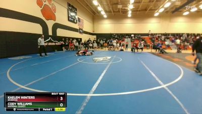 113 lbs Quarterfinal - Kaelem Winters, Riverton vs Cody Williams, Natrona County