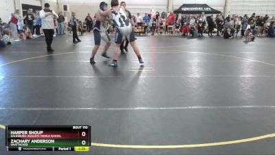 Round 1 - Harper Shoup, Galesburg-Augusta Middle School vs Zachary Anderson, Unattached
