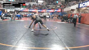 A - 215 lbs Champ. Round 1 - Damien Kato, Polson vs Dallas Jackson, Laurel