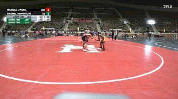 133 lbs Cons. Semi - Nicolas Owens, Teknique vs Karmel Thompson, Reinhardt University (GA)