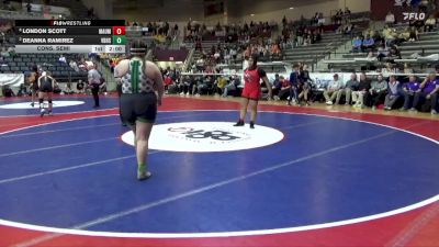 5A 235 lbs Cons. Semi - London Scott, MAUMELLE HIGH SCHOOL vs Deanna Ramirez, Van Buren