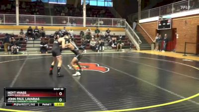 133 lbs 3rd Place Match - Hoyt Hvass, North Idaho College vs John Paul Lavarias, Umpqua Community College