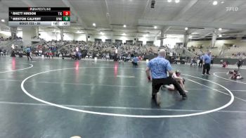 55 lbs Semifinal - Rhett Hinson, Tullahoma Takedown Club vs Weston Calvert, Seymour Youth Wrestling Club