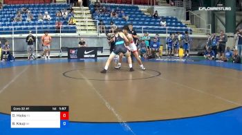 138 lbs Cons 32 #1 - Odin Hicks, Texas vs Baylor Kaup, Nebraska