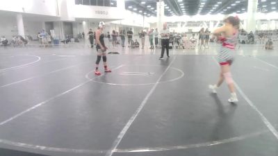 116 lbs Quarterfinal - Olive Lechiara, Mantanona TC vs Jasmine Ruediger, Gold Rush Wrestling