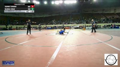 100 lbs Final - Quinn Turner, Hinton Comets vs Elissa Cruz, Piedmont