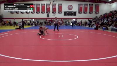 125 lbs Champ. Round 1 - Nathan Kaiser, Lemoore College vs Aj Camarillo, Fresno City College