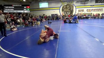 157 lbs Champ. Round 1 - Rylan Gaul, West Delaware, Manchester vs Tate Woods, North Linn