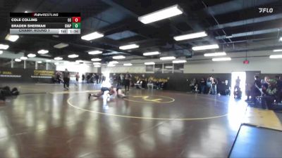 175 lbs Champ. Round 1 - Braden Sherman, Chapparal vs Cole Collins, Central Catholic