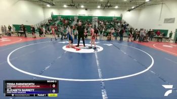 135 lbs Round 2 - Tessa Farnsworth, Moorcroft Mat Masters Wrestling Club vs Elizabeth Barrett, Wind River Wildcats