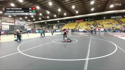65 lbs Round 4 - Harmony Markham, Unattached vs Lucy Deatherage, Digger Wrestling Club