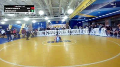 95 lbs Quarterfinal - Usmon Ulmasov, Caveman vs Croix Garcia, Tampa Bay Tigers