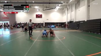 157 lbs Round 1 (16 Team) - Jesiah Vasquez, Modesto Junior College vs Jacob Torres, College Of The Redwoods