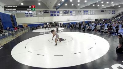 144 lbs Cons. Round 4 - Noah Rivas, Los Osos High School Wrestling vs Joseph Nava, Eastvale Elite Wrestling