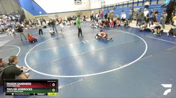 83 lbs Quarterfinal - Taylor Horrocks, Uintah Wrestling vs Mason Sandness, Team Prestige