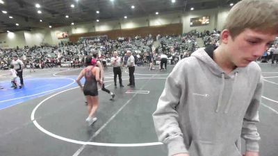 94 lbs Quarterfinal - Lilly Lovell, Nighthawks WC vs Dixie Huotte, Buckaroo WC