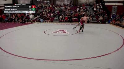 113 lbs Quarters - Rylan Moritz, Jack Pine Savage vs Dominic Jordan, Shakopee Mat Club